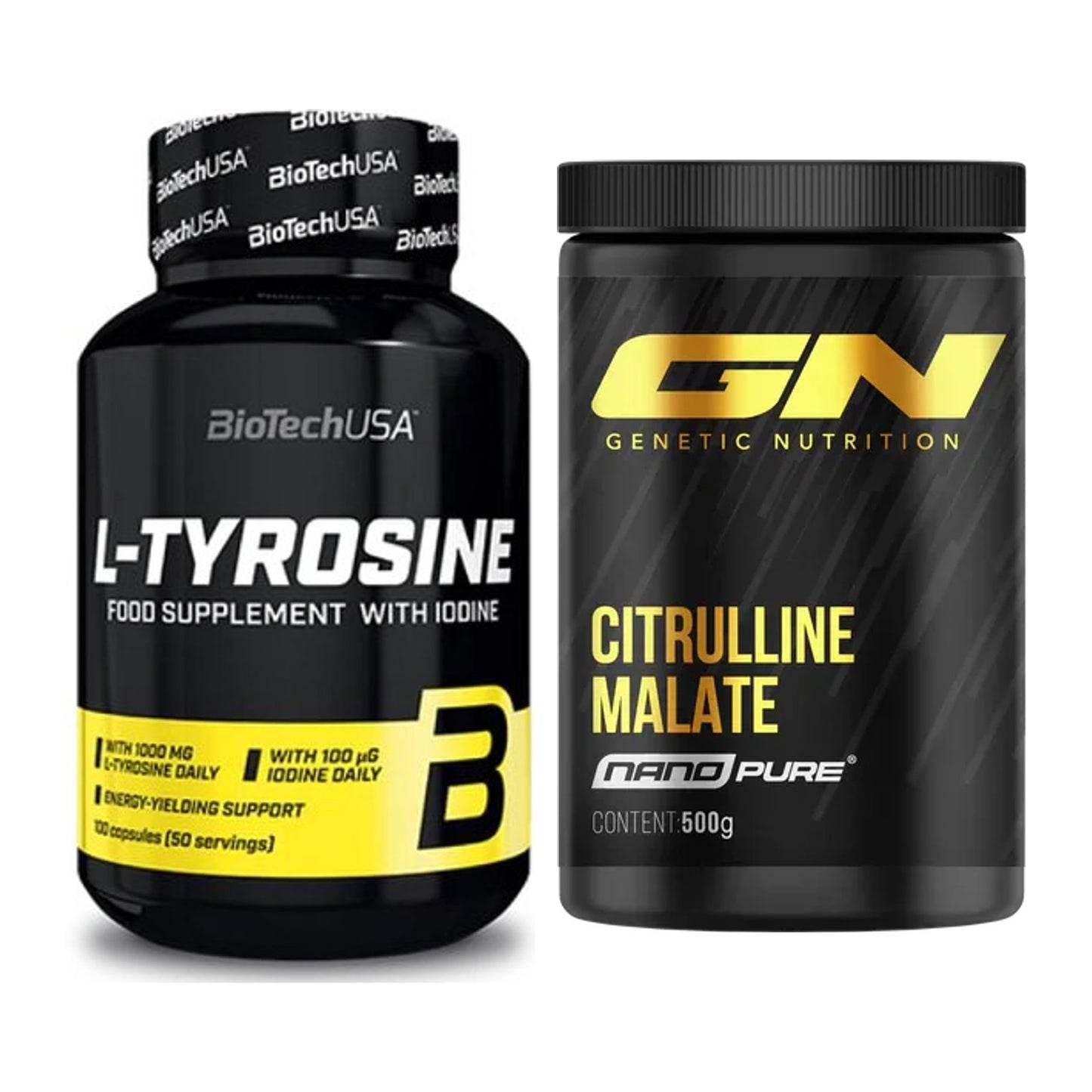 Trainings-Set: BioTech Tyrosine + GN Citrulline Malate – alle enthaltenen Artikel