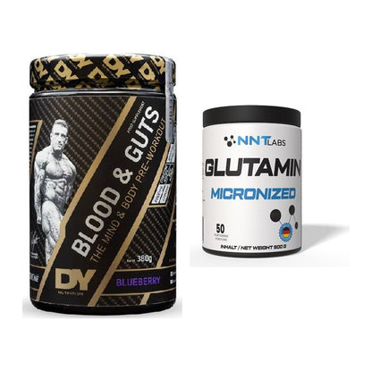 Trainings-Set: DY Nutrition Blood&Guts + NNT Glutamin – alle enthaltenen Artikel