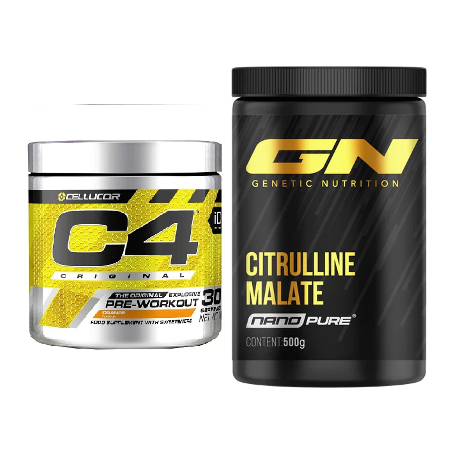 Trainings-Set: Cellucor C4 Original 30Serv. + GN Citrulline Malate – alle enthaltenen Artikel