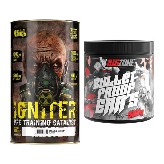Trainings-Set: Nuclear Nutrition IGNITER + Big Zone Bulletproof EAA's – alle enthaltenen Artikel