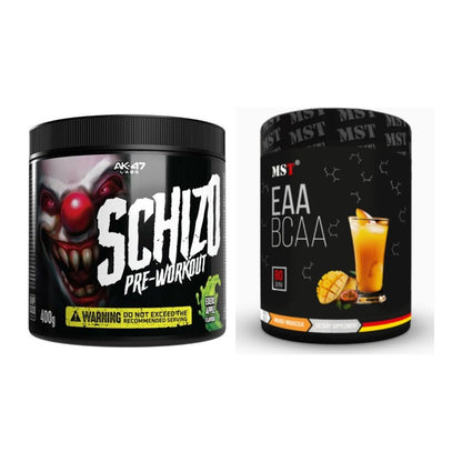 Trainings-Set: AK47 Labs Schizo Pre-Workout + MST EAA & BCAA – alle enthaltenen Artikel