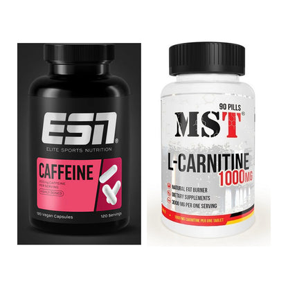 Trainings-Set: ESN Caffeine Caps + MST L-Carnitine 1000 (90 Tabl.) – alle enthaltenen Artikel