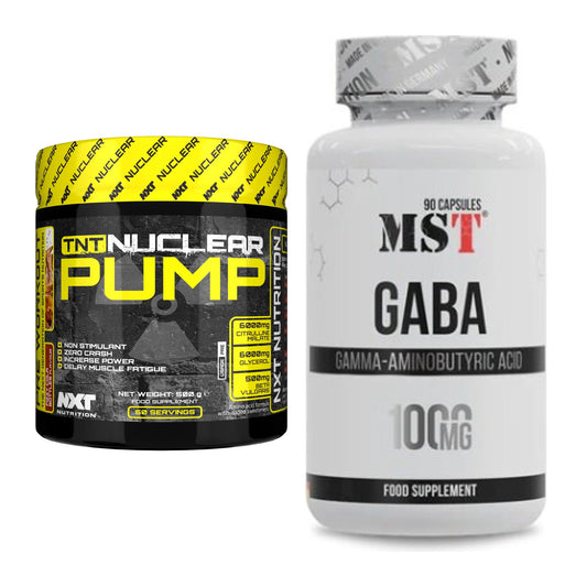 Trainings-Set: NXT Nutrition TNT Nuclear Pump + MST GABA 1000mg – alle enthaltenen Artikel