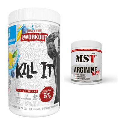 Trainings-Set: Rich Piana 5% Nutrition Kill It + MST Arginine RAW – alle enthaltenen Artikel