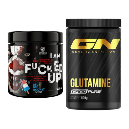 Trainings-Set: Swedish Supplements Fucked Up + GN Nano Pure Glutamine – alle enthaltenen Artikel