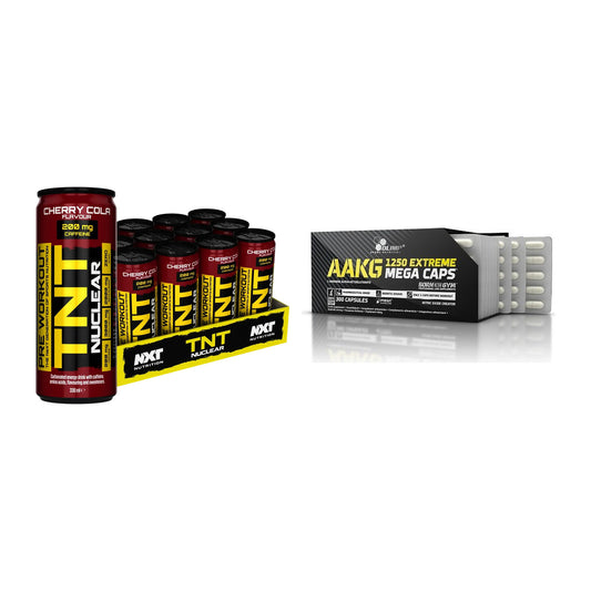 Trainings-Set: NXT Nutrition TNT NUCLEAR + Olimp AAKG Extreme Mega – alle enthaltenen Artikel