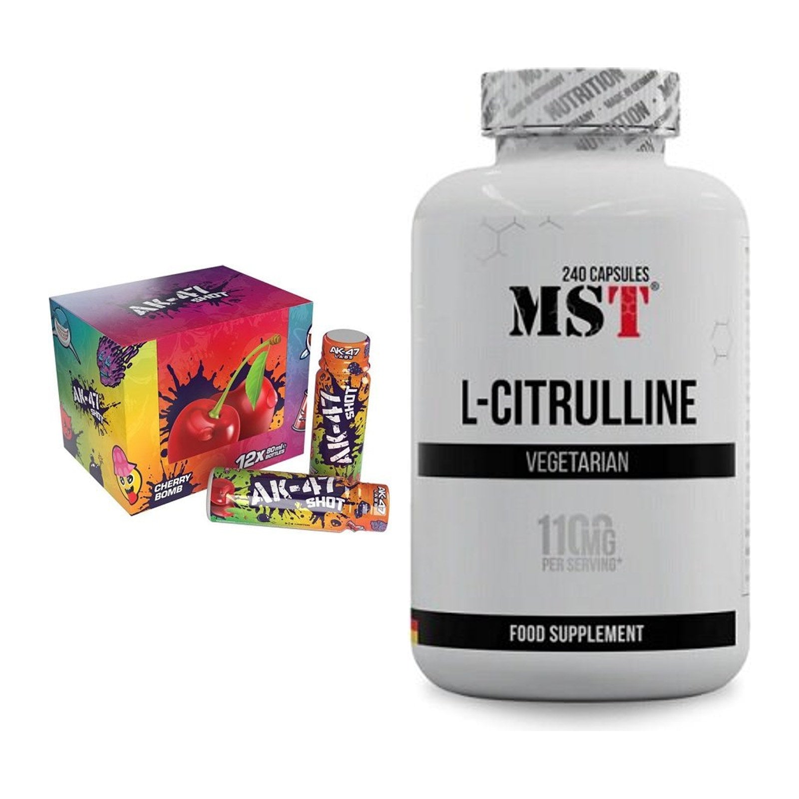 Trainings-Set: AK47 Labs AK47 Shots + MST Citrulline – alle enthaltenen Artikel