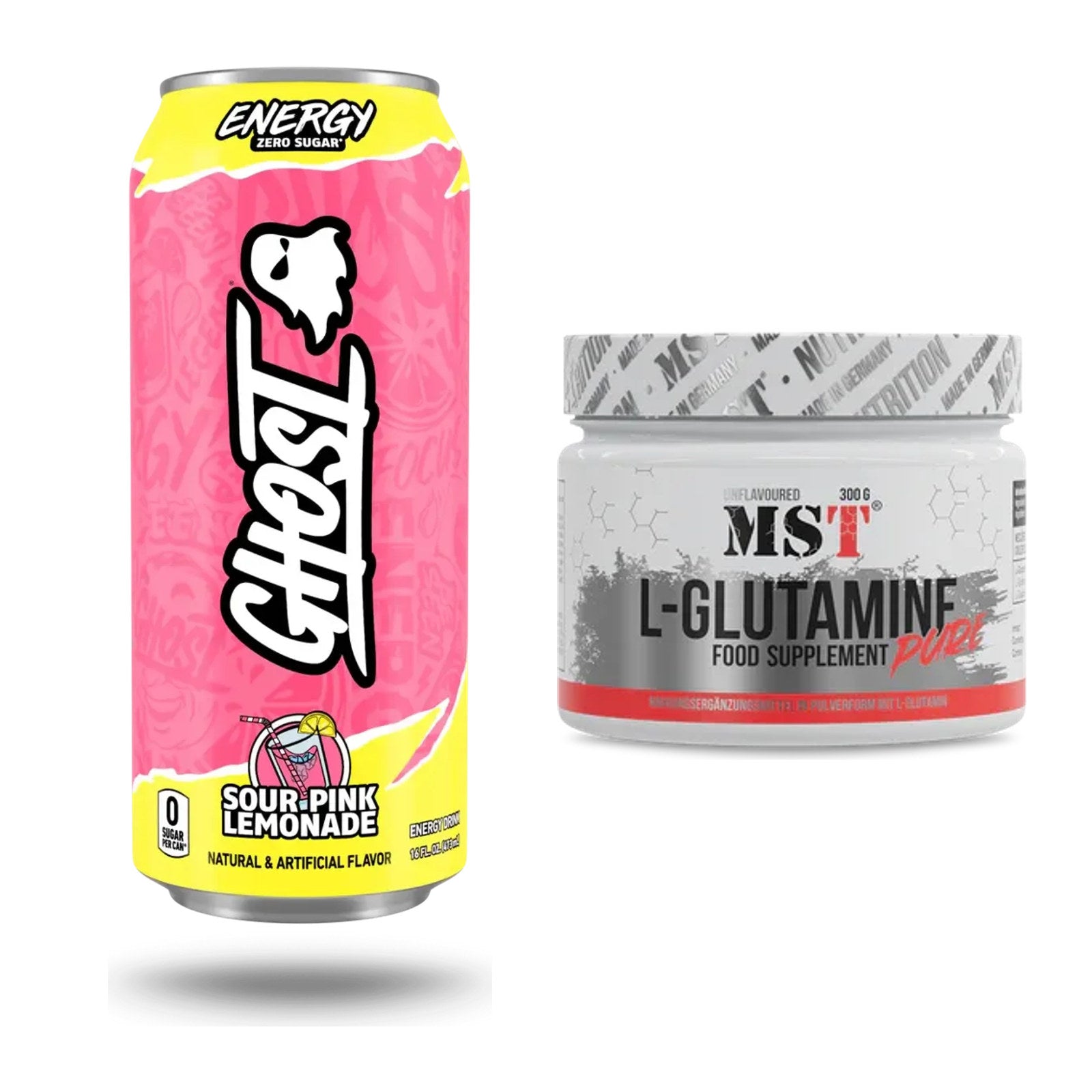Trainings-Set: Ghost Energy + MST Glutamine – alle enthaltenen Artikel