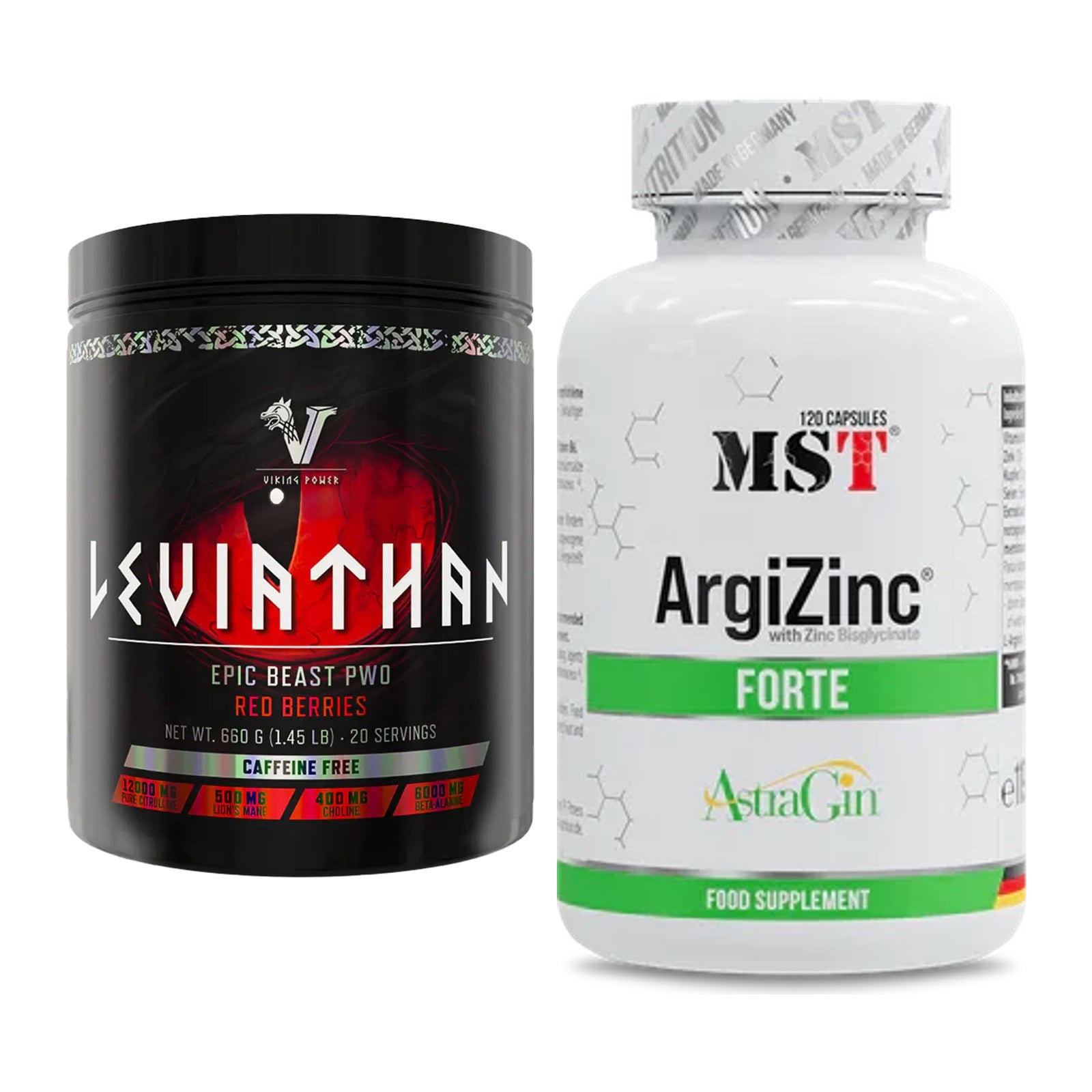 Trainings-Set: Viking Power Leviathan Hardcore + MST ArgiZinc Forte – alle enthaltenen Artikel