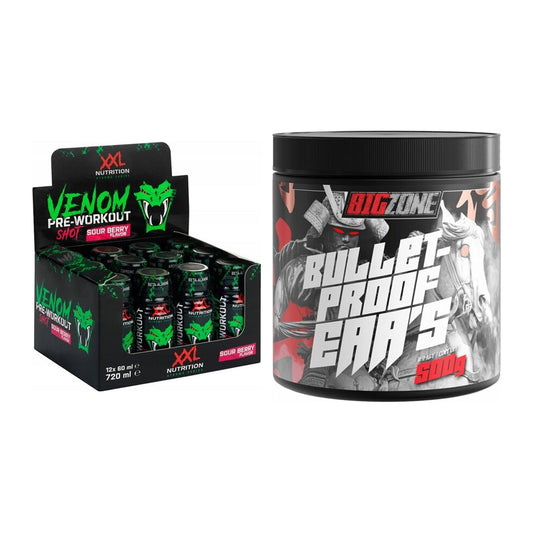 Trainings-Set: XXL Nutrition Venom Shot + Big Zone Bulletproof EAA's – alle enthaltenen Artikel