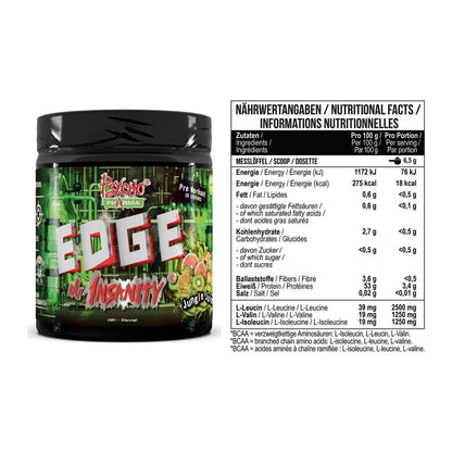 Trainings-Set: Psycho Pharma Edge of Insanity + MST BCAA Zero – alle enthaltenen Artikel