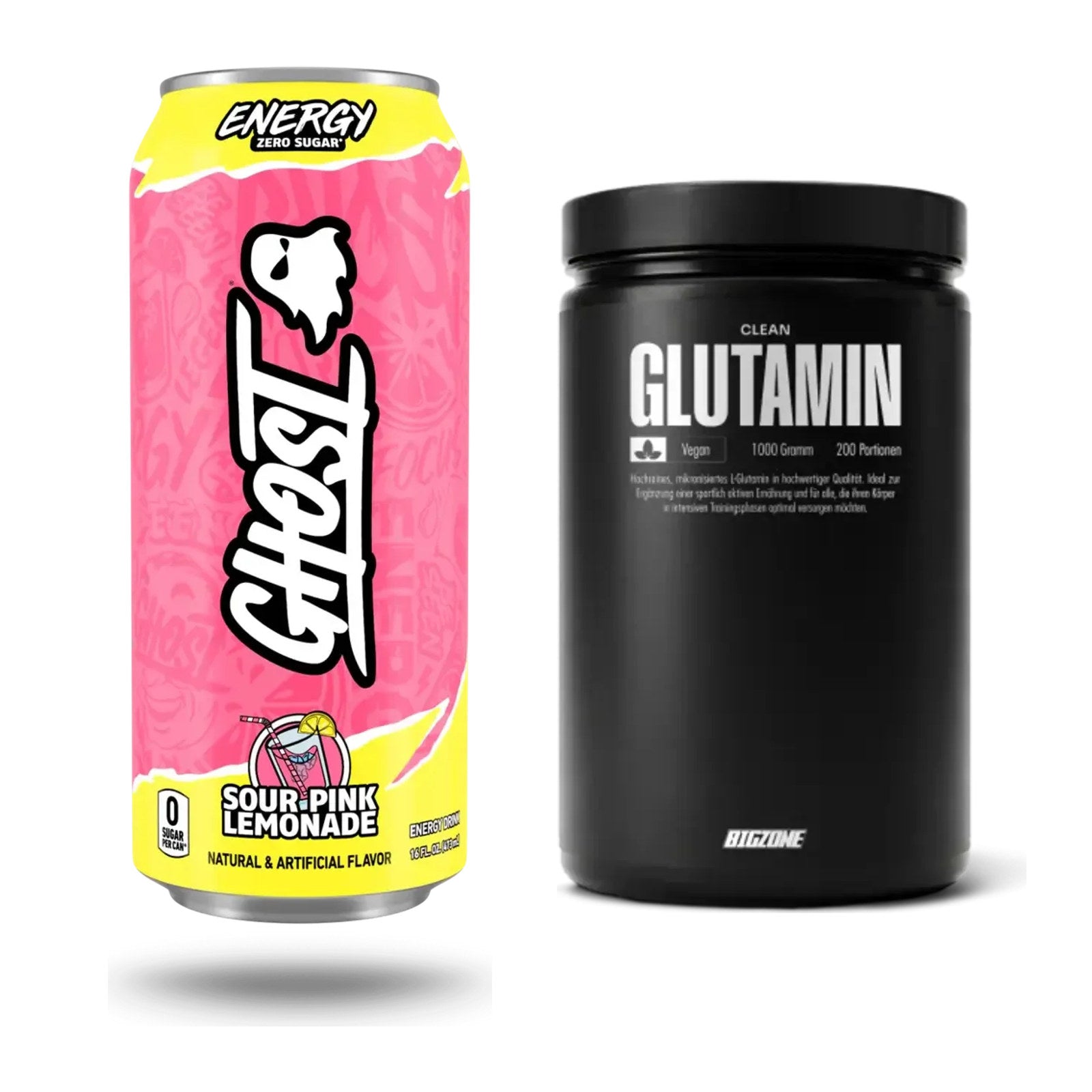 Trainings-Set: Ghost Energy + Big Zone Glutamin – alle enthaltenen Artikel