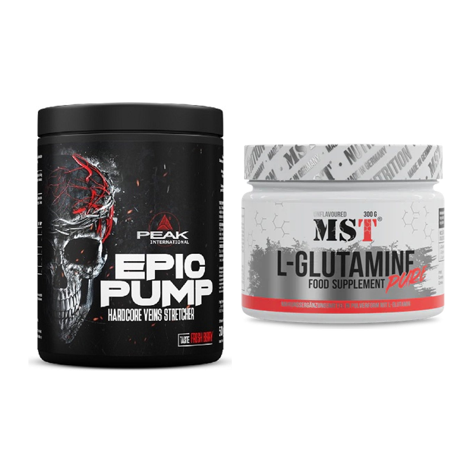 Trainings-Set: Peak EPIC Pump + MST Glutamine – alle enthaltenen Artikel