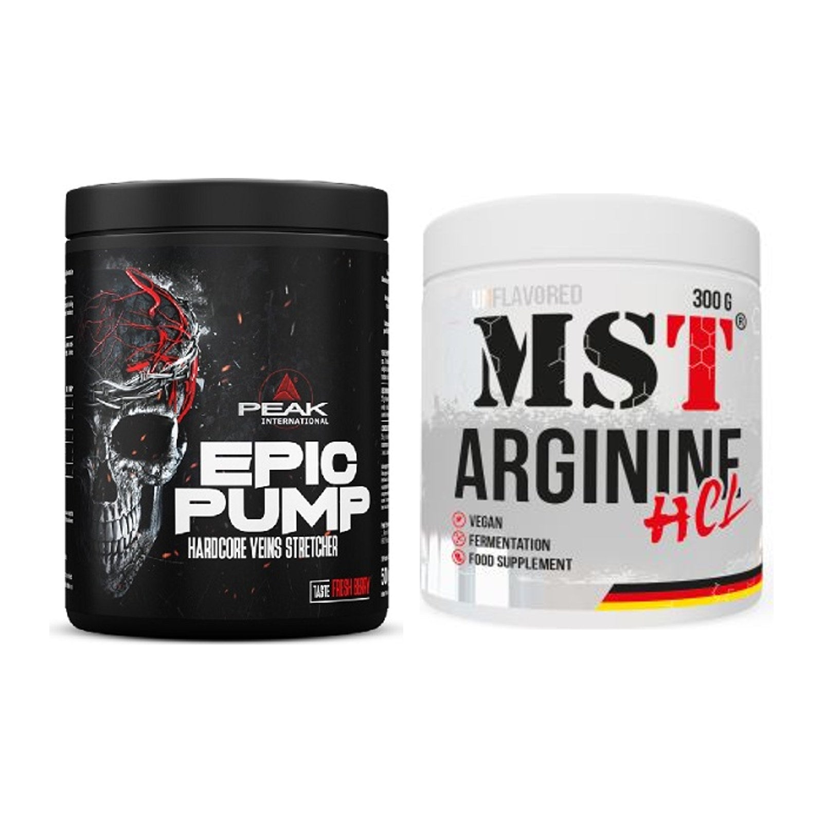 Trainings-Set: Peak EPIC Pump + MST Arginine HCL – alle enthaltenen Artikel