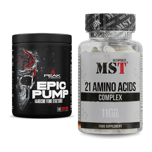 Trainings-Set: Peak EPIC Pump + MST 21 Amino Acids – alle enthaltenen Artikel