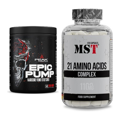 Trainings-Set: Peak EPIC Pump + MST 21 Amino Acids – alle enthaltenen Artikel