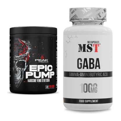 Trainings-Set: Peak EPIC Pump + MST GABA 1000mg – alle enthaltenen Artikel