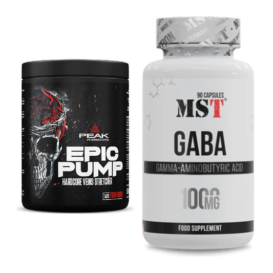 Trainings-Set: Peak EPIC Pump + MST GABA 1000mg – alle enthaltenen Artikel