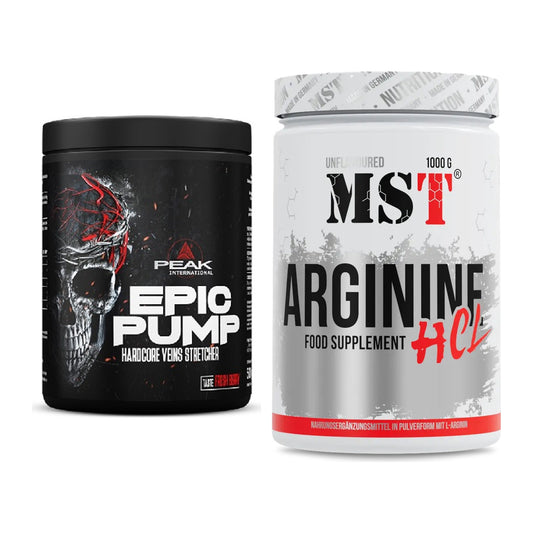 Trainings-Set: Peak EPIC Pump + MST Arginine HCL – alle enthaltenen Artikel