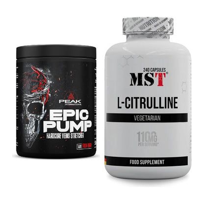 Trainings-Set: Peak EPIC Pump + MST Citrulline – alle enthaltenen Artikel
