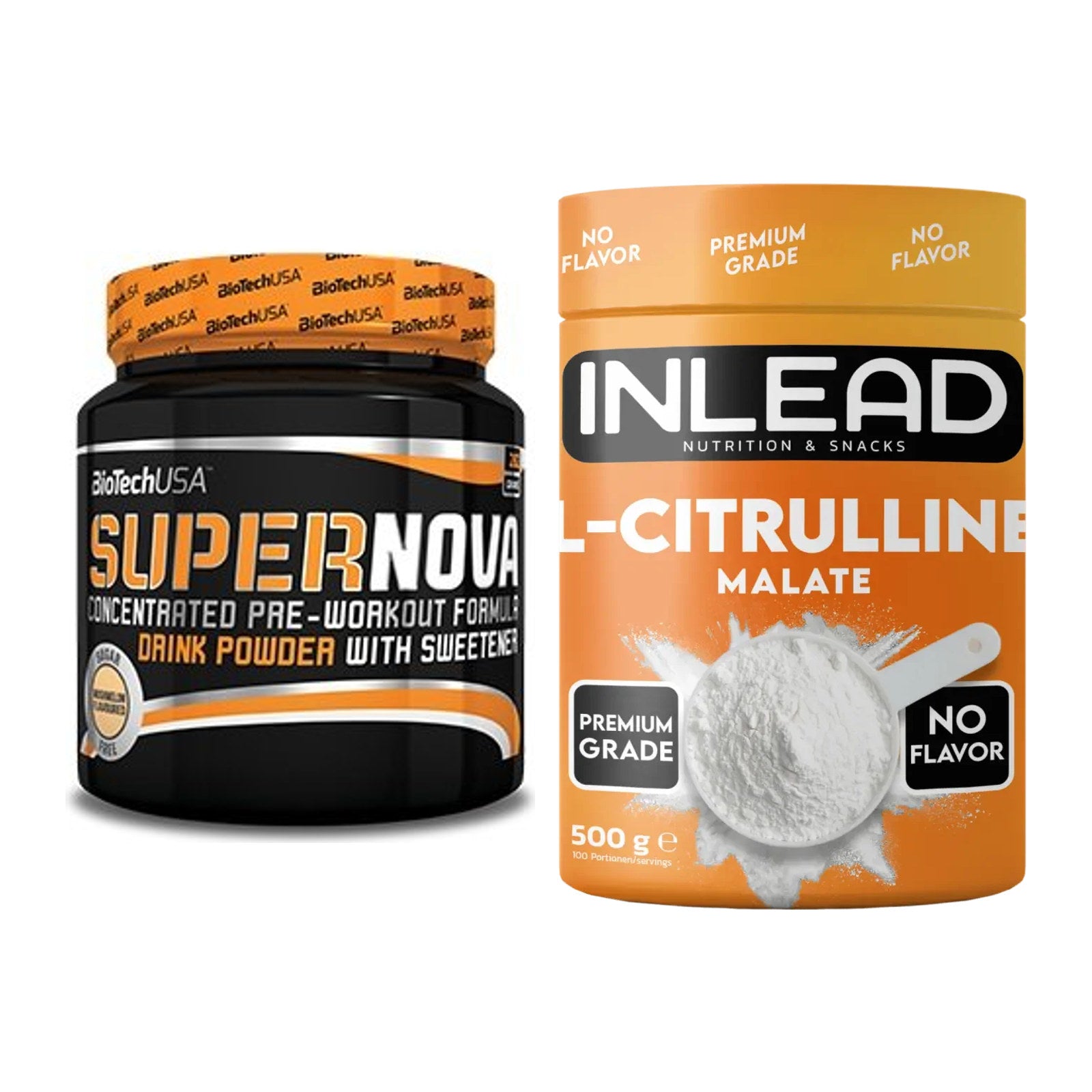 Trainings-Set: BioTech Supernova + INLEAD L-Citrullin Malat 2:1 – alle enthaltenen Artikel