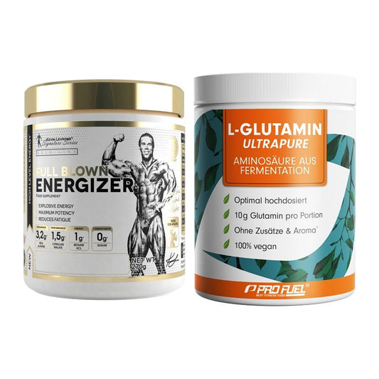 Trainings-Set: Kevin Levrone Full Blown + ProFuel Glutamin Ultrapure – alle enthaltenen Artikel