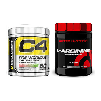 Trainings-Set: Cellucor C4 Original 60 Serv. + Scitec Arginin – alle enthaltenen Artikel
