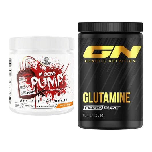 Trainings-Set: Swedish Supplements Bloody + GN Nano Pure Glutamine – alle enthaltenen Artikel