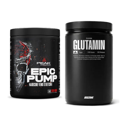 Trainings-Set: Peak EPIC Pump + Big Zone Glutamin – alle enthaltenen Artikel