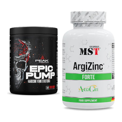 Trainings-Set: Peak EPIC Pump + MST ArgiZinc Forte – alle enthaltenen Artikel