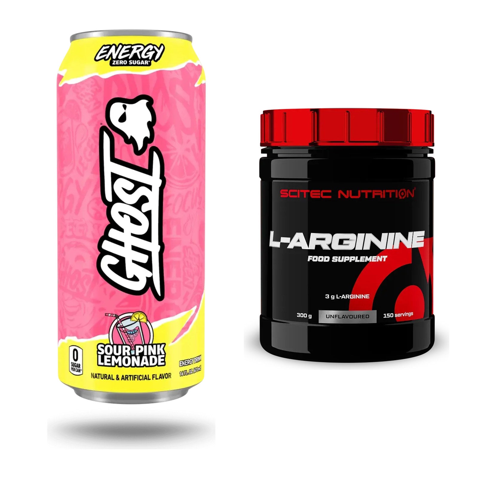 Trainings-Set: Ghost Energy + Scitec Arginin – alle enthaltenen Artikel