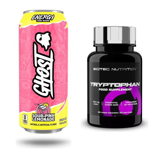 Trainings-Set: Ghost Energy + Scitec Tryptophan – alle enthaltenen Artikel