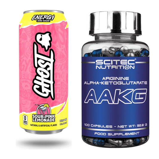 Trainings-Set: Ghost Energy + Scitec AAKG – alle enthaltenen Artikel
