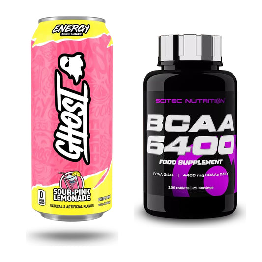Trainings-Set: Ghost Energy + Scitec BCAA 6400 – alle enthaltenen Artikel