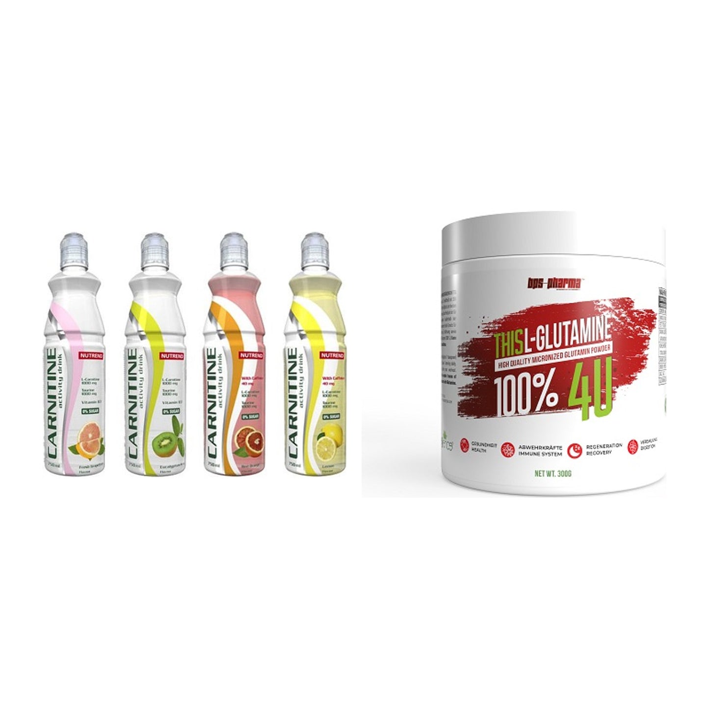 Trainings-Set: Nutrend Activity + BPS-Pharma This Glutamin – alle enthaltenen Artikel