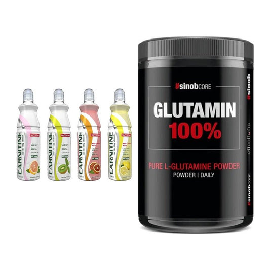 Trainings-Set: Nutrend Activity + Sinob Core L-Glutamin – alle enthaltenen Artikel