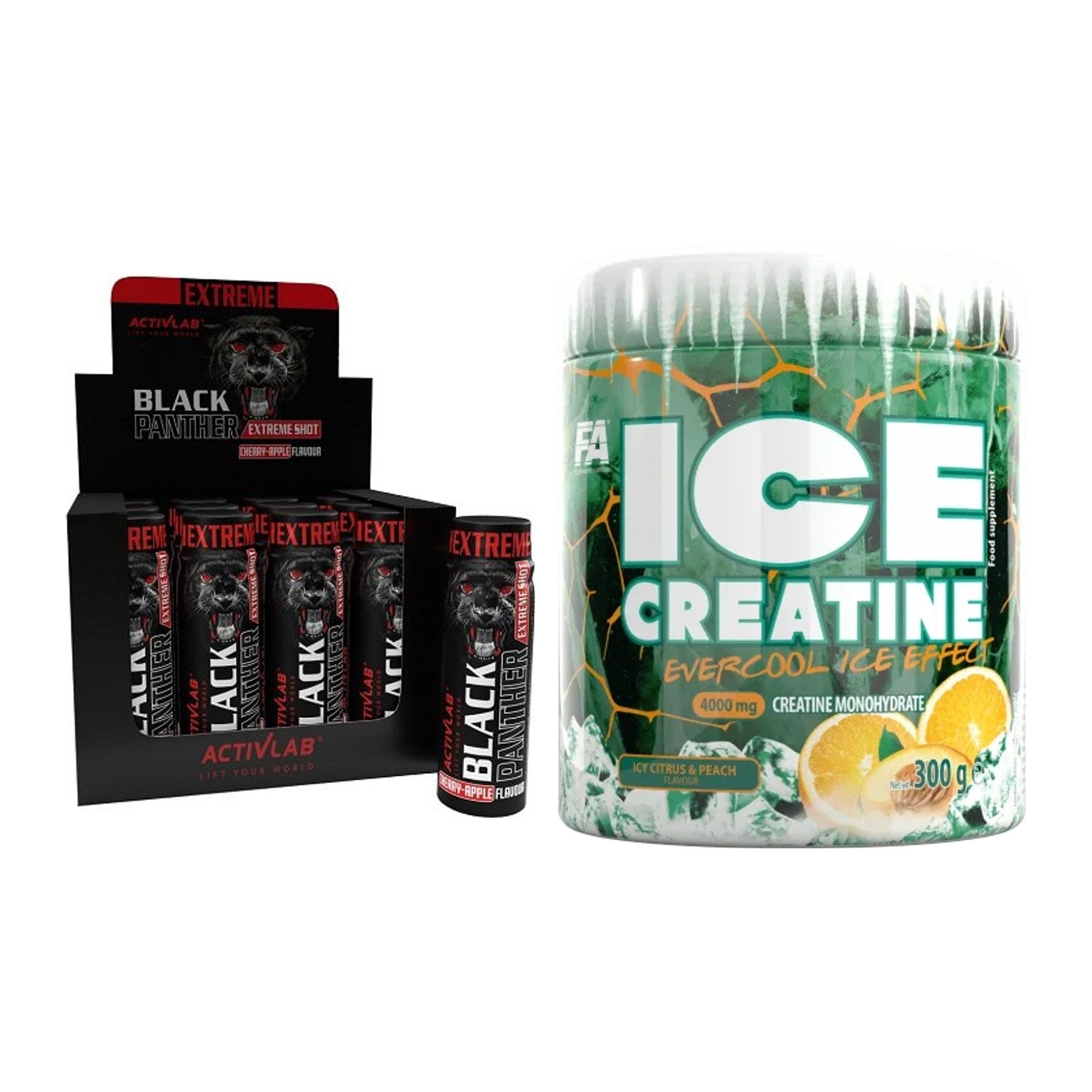 Trainings-Set: Activlab Black Panther + FA Nutrition ICE Creatine – alle enthaltenen Artikel
