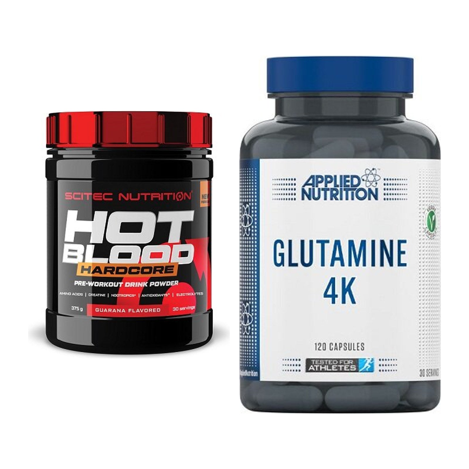 Trainings-Set: Scitec Hot Blood Hardcore + Applied Nutrition – alle enthaltenen Artikel