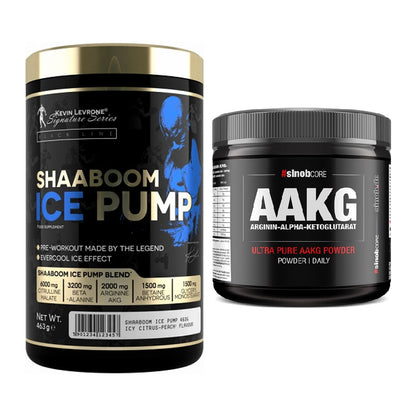 Trainings-Set: Kevin Levrone Shaaboom Ice + Sinob Core Arginin AAKG – alle enthaltenen Artikel