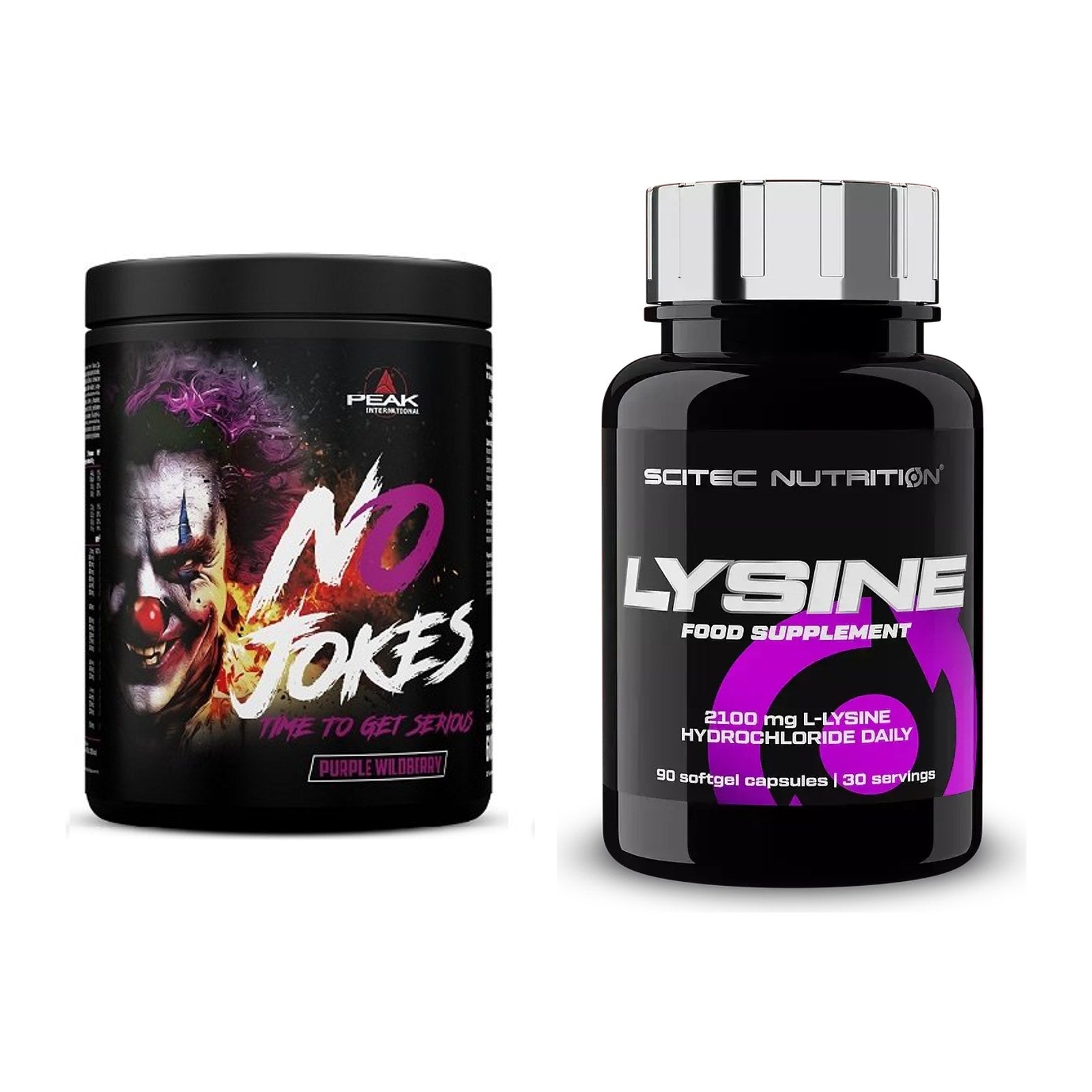 Trainings-Set: Peak No Jokes + Scitec Lysine – alle enthaltenen Artikel