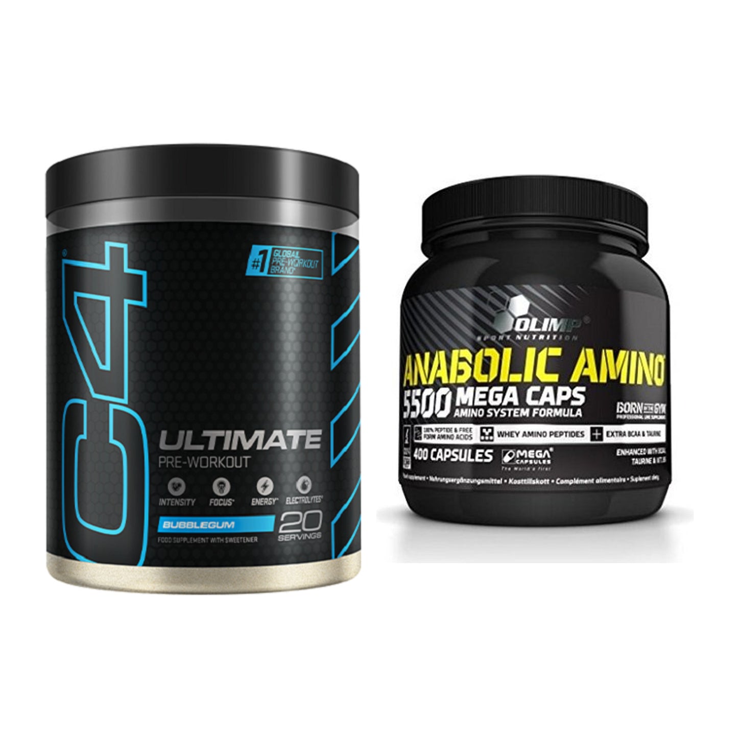 Trainings-Set: Cellucor C4 ULTIMATE 20 + Olimp Anabolic Amino 5500 – alle enthaltenen Artikel