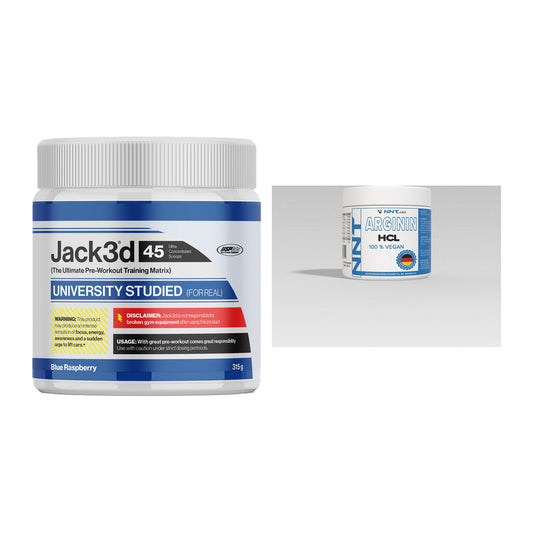 Trainings-Set: USP Labs Jack3d 45 Serv. + NNT Arginin – alle enthaltenen Artikel