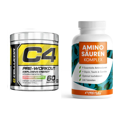 Trainings-Set: Cellucor C4 Original 60 + ProFuel Aminosäuren – alle enthaltenen Artikel