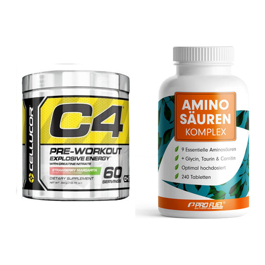 Trainings-Set: Cellucor C4 Original 60 + ProFuel Aminosäuren – alle enthaltenen Artikel