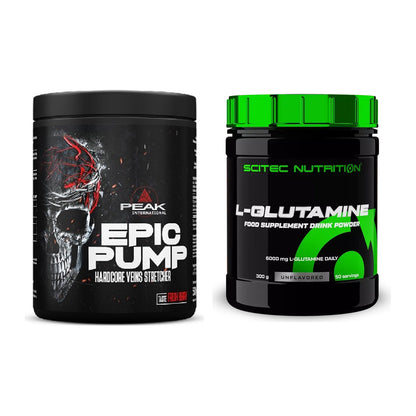 Trainings-Set: Peak EPIC Pump + Scitec L-Glutamin – alle enthaltenen Artikel