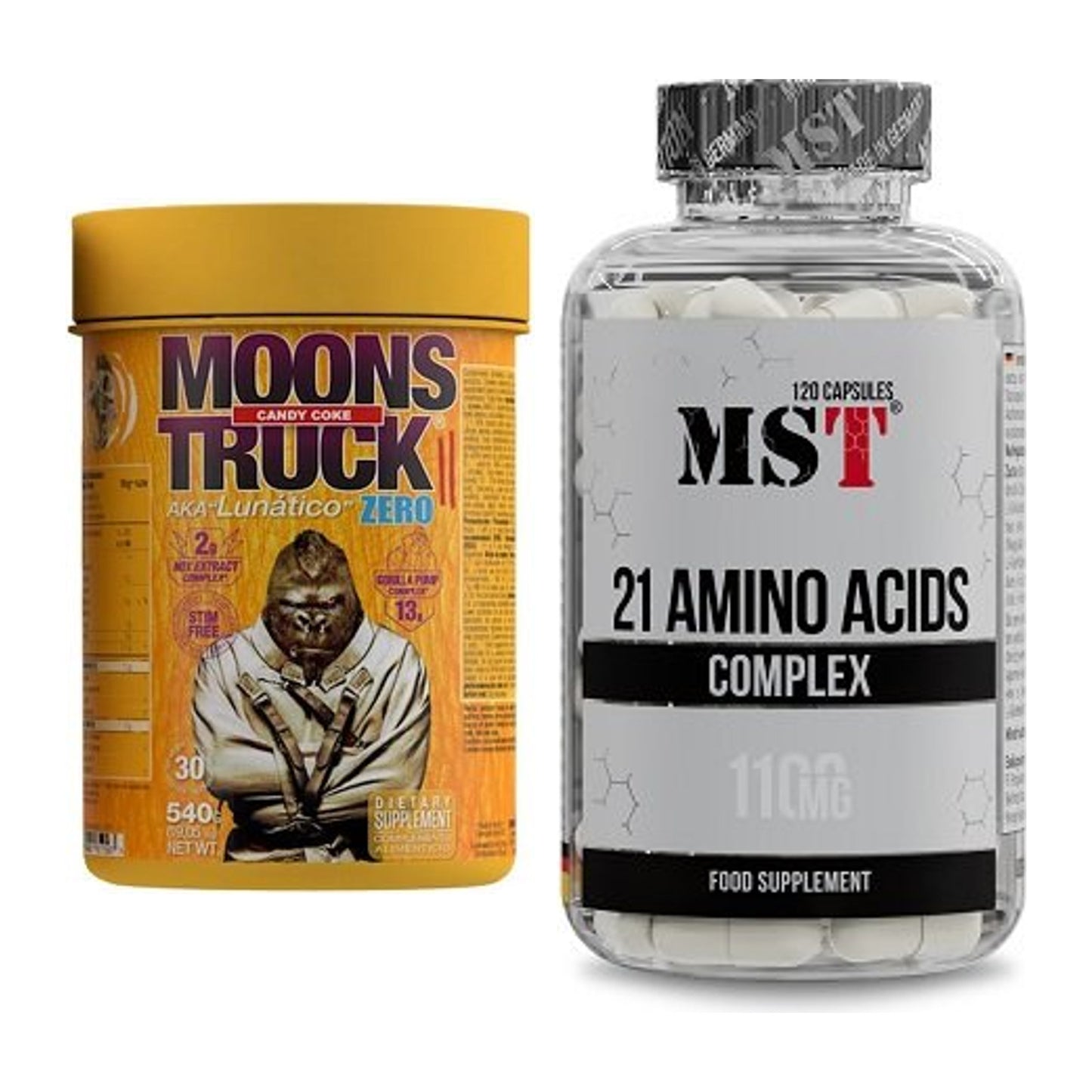 Trainings-Set: Zoomad Moonstruck 2.0 ZERO + MST 21 Amino Acids – alle enthaltenen Artikel