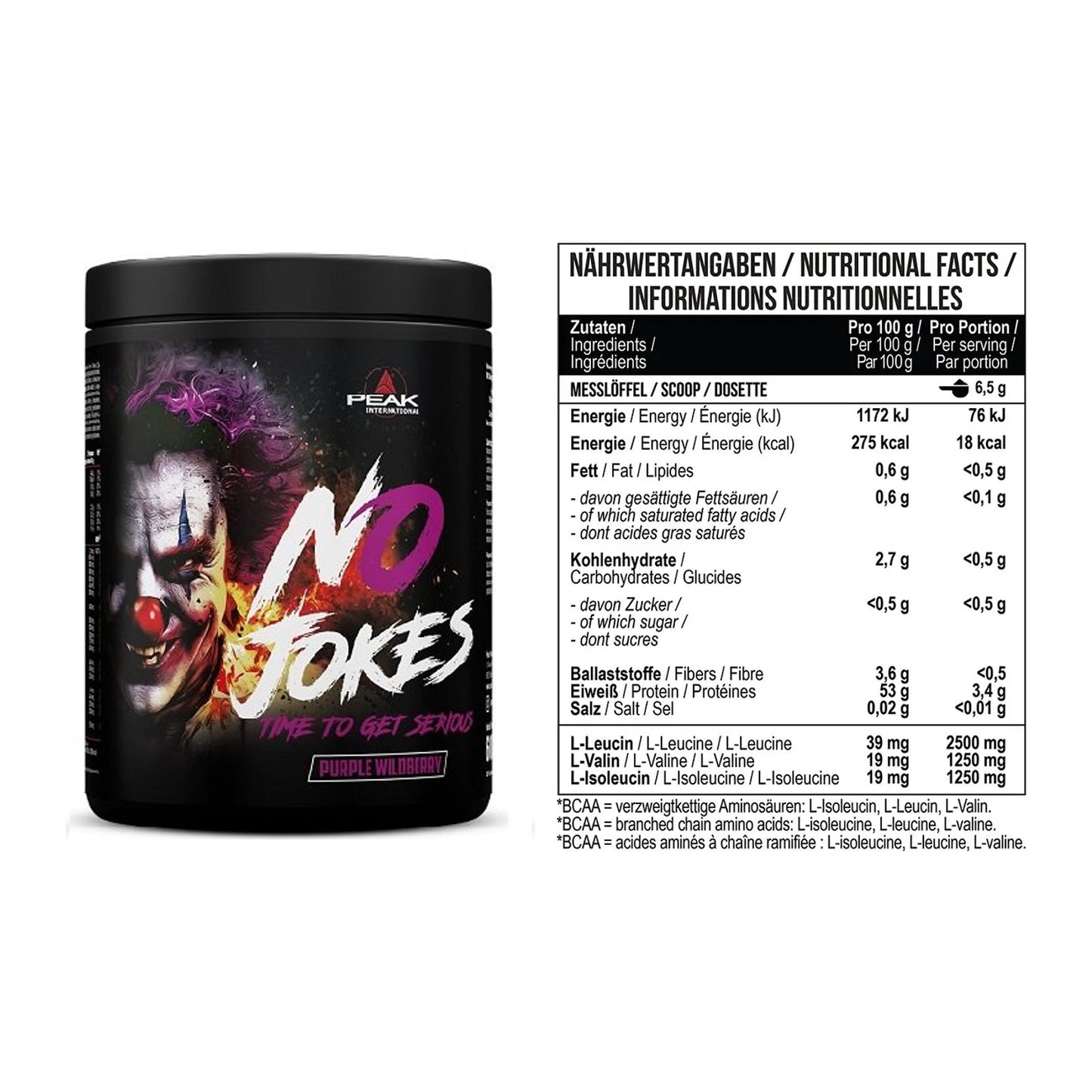 Trainings-Set: Peak No Jokes + MST BCAA Zero – alle enthaltenen Artikel