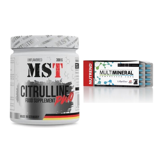 Trainings-Set: MST Citrulline Malat 300g + Nutrend Multimineral – alle enthaltenen Artikel