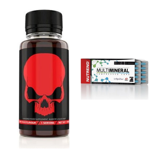 Trainings-Set: Genius Nutrition Warcry + Nutrend Multimineral – alle enthaltenen Artikel