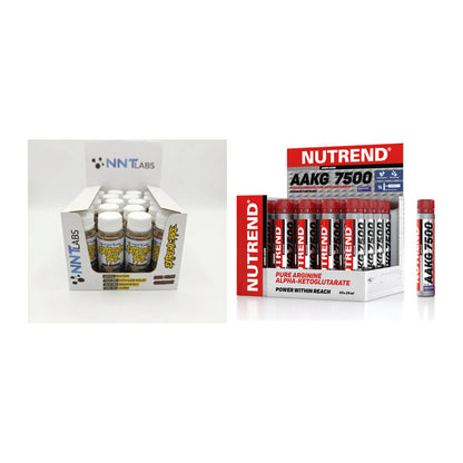 Trainings-Set: NNT Extreme Pre-Workout Shot + Nutrend AAKG 7500 Shots – alle enthaltenen Artikel